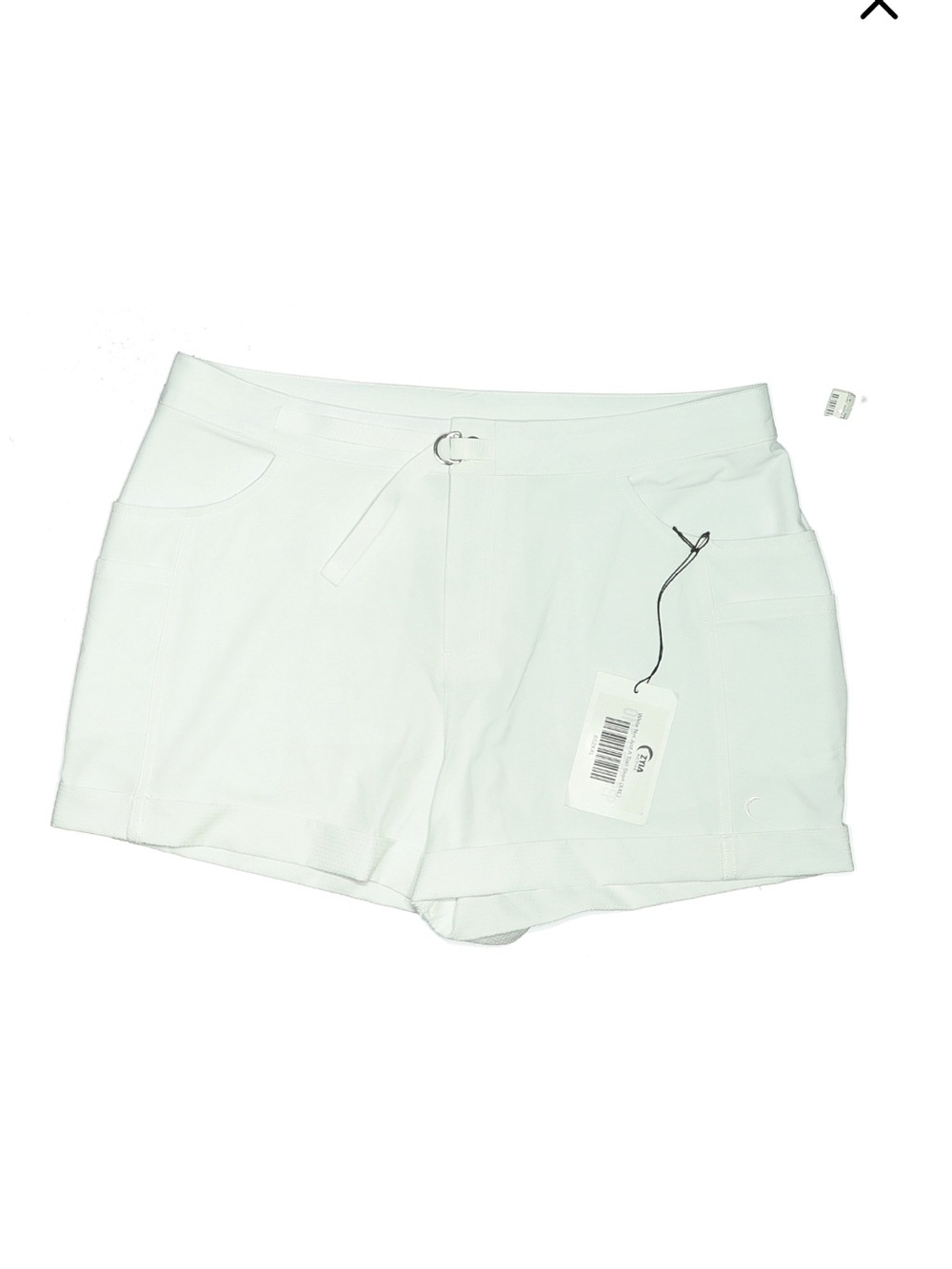 Zyia Not Just A Trail White Athletic Shorts XXL Running Activewear NWT - Picture 2 of 7